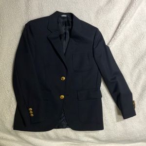 Brooks Brothers Navy blazer with brass buttons